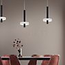 Helestra Kea Suspension LED 3 foyers noir mat - produit en situation