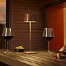 Helestra Kori Lampe rechargeable LED brun rougeâtre - produit en situation
