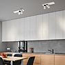 Helestra Nut Ceiling Light with 2 lamps white matt application picture