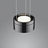 Helestra Oda Suspension LED noirchrome - sans verre