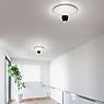 Helestra Redo Lampada da soffitto LED nero/bianco - ø50 cm - immagine di applicazione