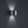 Helestra Siri Lampada da parete LED grigio argentato - rotondo - 15 cm , Vendita di giacenze, Merce nuova, Imballaggio originale