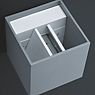 Helestra Siri Wall Light LED silver-grey - cube - 15 cm , Warehouse sale, as new, original packaging