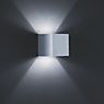 Helestra Siri Wandlamp aluminium mat - up&downlight - direct