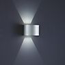 Helestra Siri Wandleuchte LED schwarz matt - rund - 15 cm , Lagerverkauf, Neuware