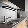 Helestra Slate Applique LED 120 cm - noir - produit en situation