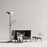 Hell Andy Floor Lamp LED 2 lamps anthracite matt application picture