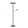 Hell Dual Floor Lamp LED bronze - with reading light