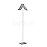 Hell Dual Lampadaire LED nickel