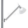 Hell Findus Floor Lamp LED nickel - with reading light