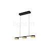 Hell Mesh Pendant Light LED 3 lamps black/gold