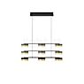 Hell Mesh Pendant Light LED 3 lamps black/gold