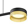 Hell Mesh Pendant Light LED 3 lamps black/gold