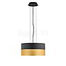 Hell Mesh Pendant Light black/gold - 50 cm