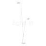 Hell Samy Lampadaire LED 2 foyers blanc - 180 cm