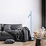 Hell Streak Battery Floor Lamp LED pastel blue application picture