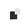 Hell Tilda Wall Light LED angular - 2 lamps black/white