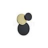 Hell Tilda Wall Light LED round - 3 lamps black/gold