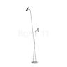 Hell Tom Gulvlampe LED 2-flammer nikkel - 180 cm