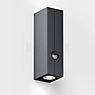 IP44.de Cut Wall light LED with Motion Detector anthracite