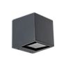 IP44.de Gap Q LED black - This wall light puts functionality first.