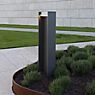 IP44.de Slat Bollard Light LED space grey , discontinued product application picture