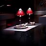 Ingo Maurer Campari Bar Lampe de table rouge - produit en situation