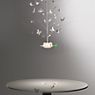 Ingo Maurer La Festa delle Farfalle, lámpara de suspensión LED blanco/verde