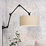It's about RoMi Amsterdam Wall Light shade fabric - linen bright - reach 115 cm application picture