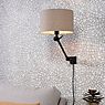 It's about RoMi Amsterdam Wall Light shade fabric - linen dark - reach 65 cm application picture
