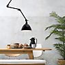 It's about RoMi Amsterdam Wall Light shade metal - black - reach 60 cm application picture