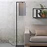 It's about RoMi Boston Floor Lamp linen dark - shade 45 cm application picture