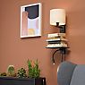 It's about RoMi Florence Wall Light linen bright - with reading light - with shade application picture