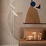 It's about RoMi Havana Floor Lamp 2 lamps white application picture