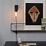 It's about RoMi Madrid S Wall Light black application picture