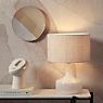 It's about RoMi Reykjavik Table Lamp linen bright - H.20 cm - ø32 cm application picture