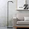 It's about RoMi Zurich Floor Lamp LED black application picture