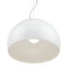 Kartell FL/Y Hanglamp wit mat - De vormschone lampenkap is in tal van vrolijke kleuren verkrijgbaar.