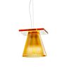 Kartell Light-Air Hanglamp amber met reliëf patroon