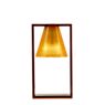 Kartell Light-Air Lampe de table ambre avec motif en relief