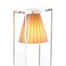 Kartell Light-Air Table lamp amber with embossed pattern
