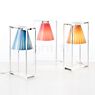 Kartell Light-Air Table lamp clear with embossed pattern