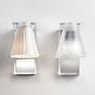 Kartell Light-Air Væglampe rav med præget mønster