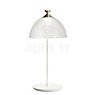 Kartell Pumo Lamp Lampe de table LED transparent/blanc