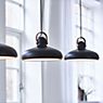 Le Klint Carronade Large, lámpara de suspensión negro - ejemplo de uso previsto