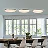 Le Klint Lamella wall/ceiling light aluminium, ø50 cm application picture