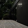 Ledvance Endura Solar Wall Light Double LED black application picture
