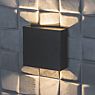 Light Point Compact Lampada da parete LED nero - 15 cm - up&downlight - immagine di applicazione