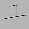 Light Point Inlay Linear Pendelleuchte LED schwarz/silber - 190 cm