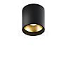 Light Point Solo, lámpara de techo LED negro/dorado - 8 cm
